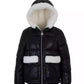 Toddler and Little Girls Faux Fur Pocket Puffer Jacket