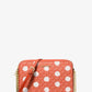 Jet Set Large Polka Dot Signature Logo Crossbody Bag