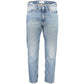 Calvin Klein Light Blue Cotton Jeans & Pant