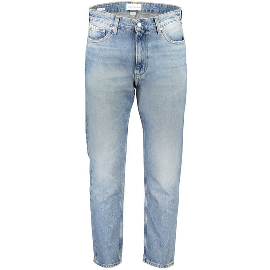 Calvin Klein Light Blue Cotton Jeans & Pant