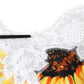 Dolce & Gabbana White Silk Sunflower Lace Sleeveless Tank Top