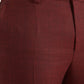Dolce & Gabbana Maroon Wool Men Skinny Dress Pants