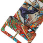 Dolce & Gabbana Elegant Multicolor Fabric Waist Belt