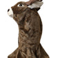 Dolce & Gabbana Brown Deer Faux Fur Whole Head Hat