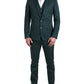 Dolce & Gabbana Emerald Elegance Slim Fit 3-Piece Suit
