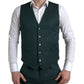Dolce & Gabbana Emerald Elegance Slim Fit 3-Piece Suit