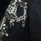 Dolce & Gabbana Elegant Embellished Black Overcoat Jacket