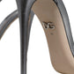 Dolce & Gabbana Silver KEIRA Heels Ankle Strap Sandals Shoes