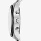 Oversized Berkley Pavé Silver-Tone Watch