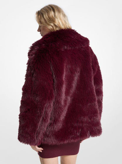 Faux Fur Peacoat