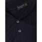 Corneliani Black Silk Polo Shirt