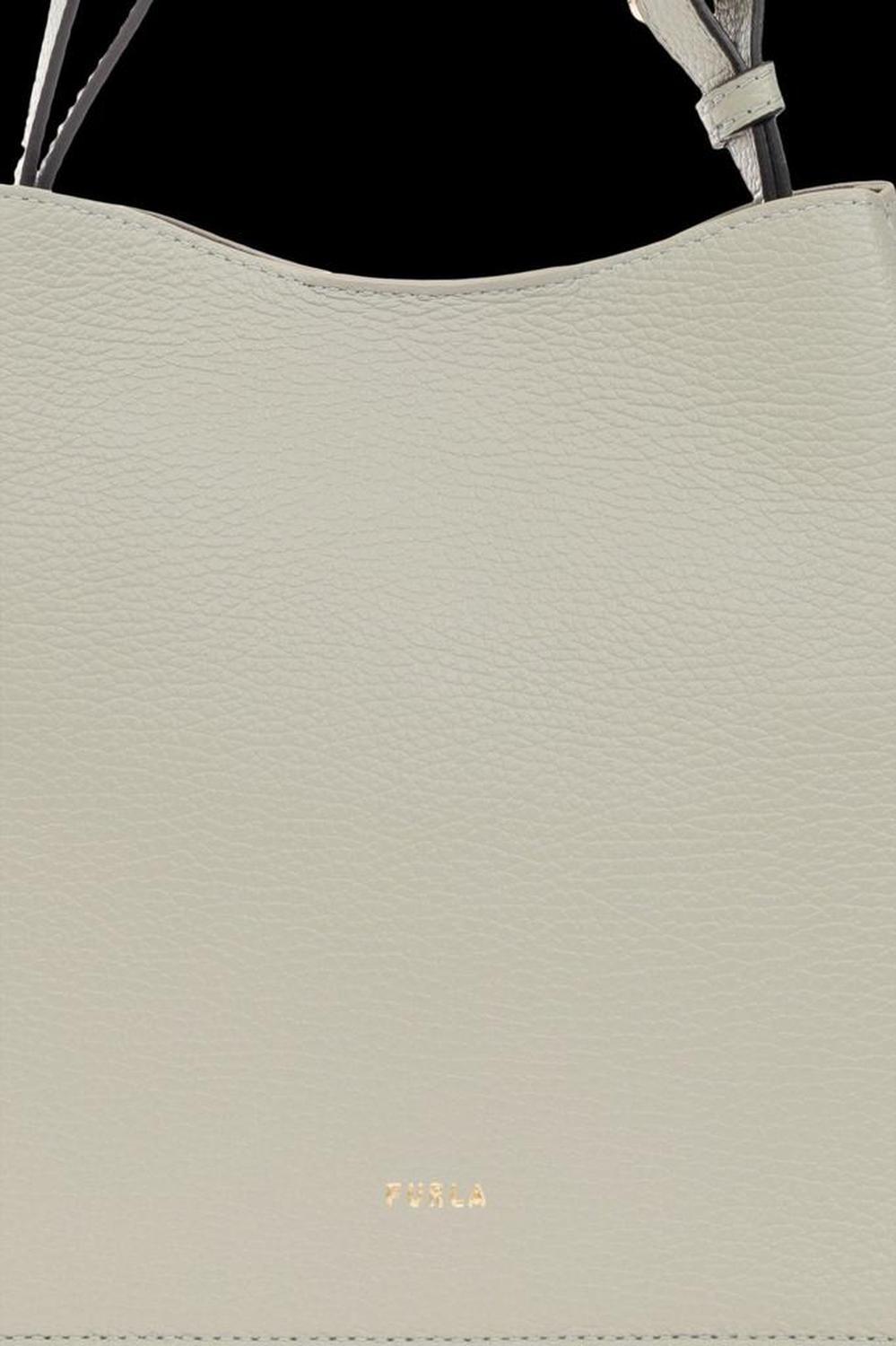 Furla Nuvola Logo Printed Mini Bucket Bag