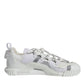 Dolce & Gabbana White Lace Up Low Top NS1 Sneakers Shoes