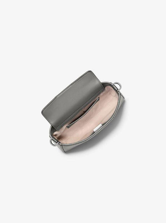 Bryant Small Burnished Leather Convertible Crossbody Bag