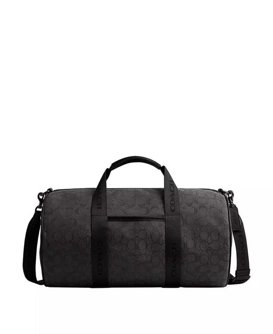 Men's Theo Signature Jacquard Duffle Bag