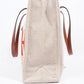 Chloe Corita Kent Tote Beige / Multicoloured Writing Canvas Large