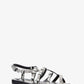 Darrington Snake Embossed Leather Sandal