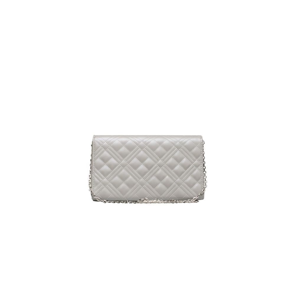 Love Moschino Silver Polyethylene Crossbody Bag