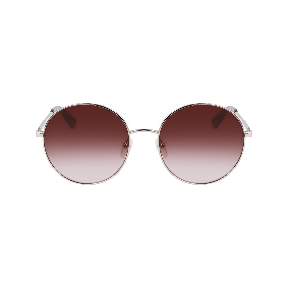Longchamp Gold Metal Sunglasses