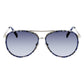 Longchamp Gold Metal Sunglasses