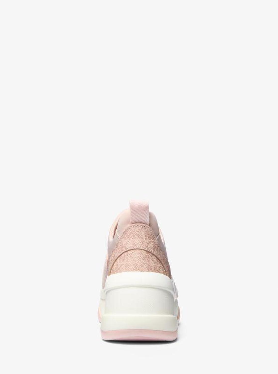Olympia Nylon Blend and Signature Logo Slip-On Trainer
