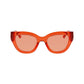 Longchamp Orange Injected Sunglasses
