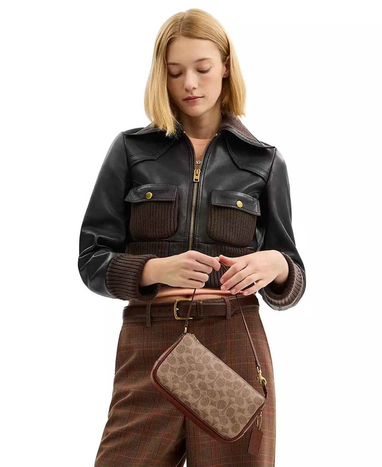Women's Zip Top Plaza Mini Shoulder Bag