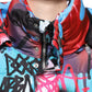 Dolce & Gabbana Multicolor Graffiti Hooded Windbreaker Jacket