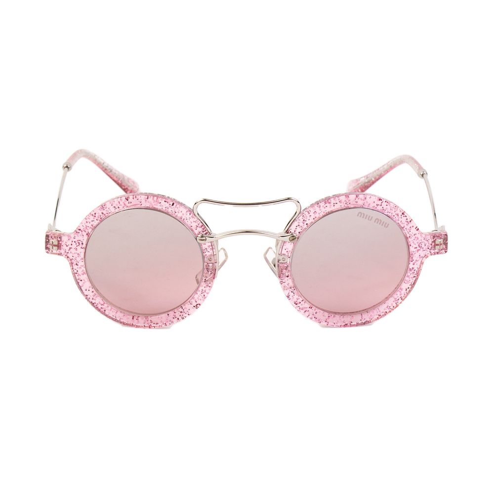 Miu Miu Gray Metal Sunglasses