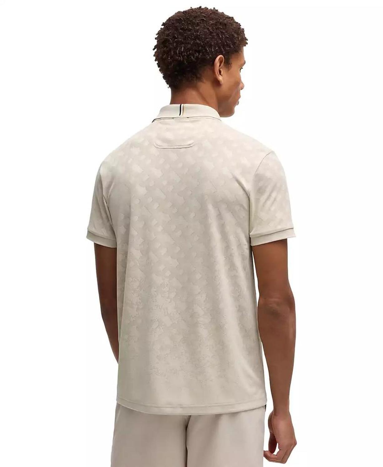 Men's Monogram Jacquard Quick-Dry Polo