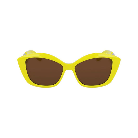 Karl Lagerfeld Yellow Injected Sunglasses