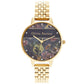 Olivia Burton Gold Steel Watch