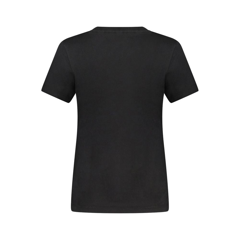 Guess Jeans Black Cotton Tops & T-Shirt