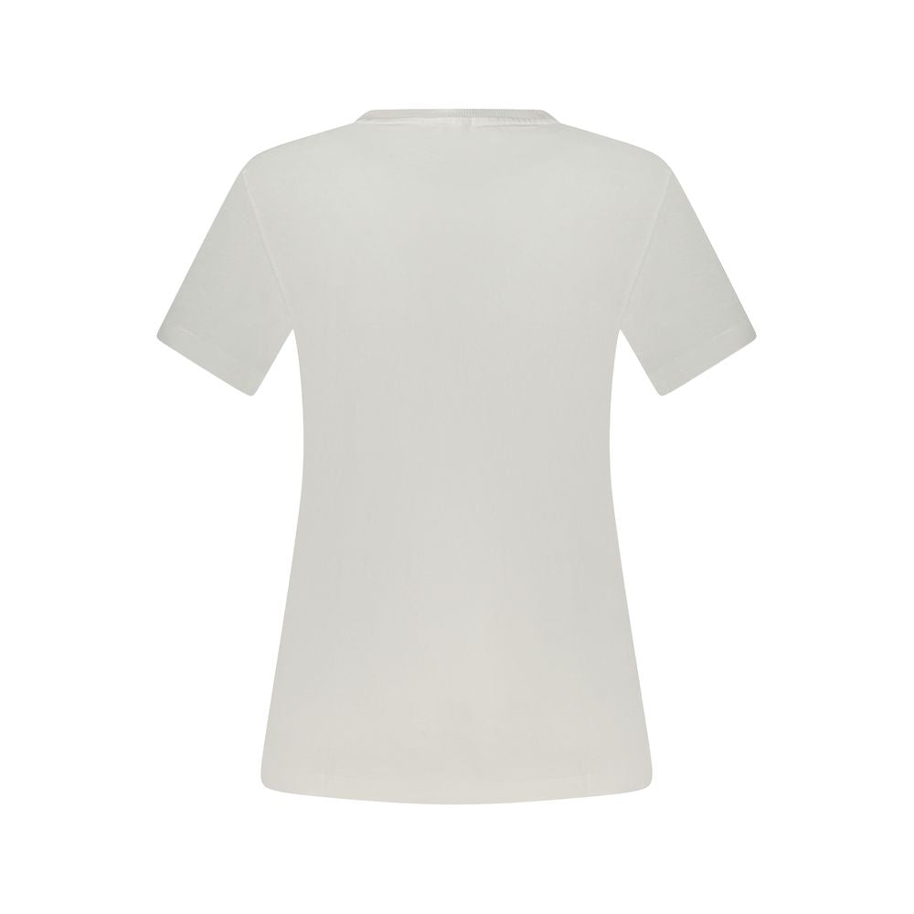Guess Jeans White Cotton Tops & T-Shirt