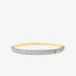 Pavé Two-Tone Dome Bangle