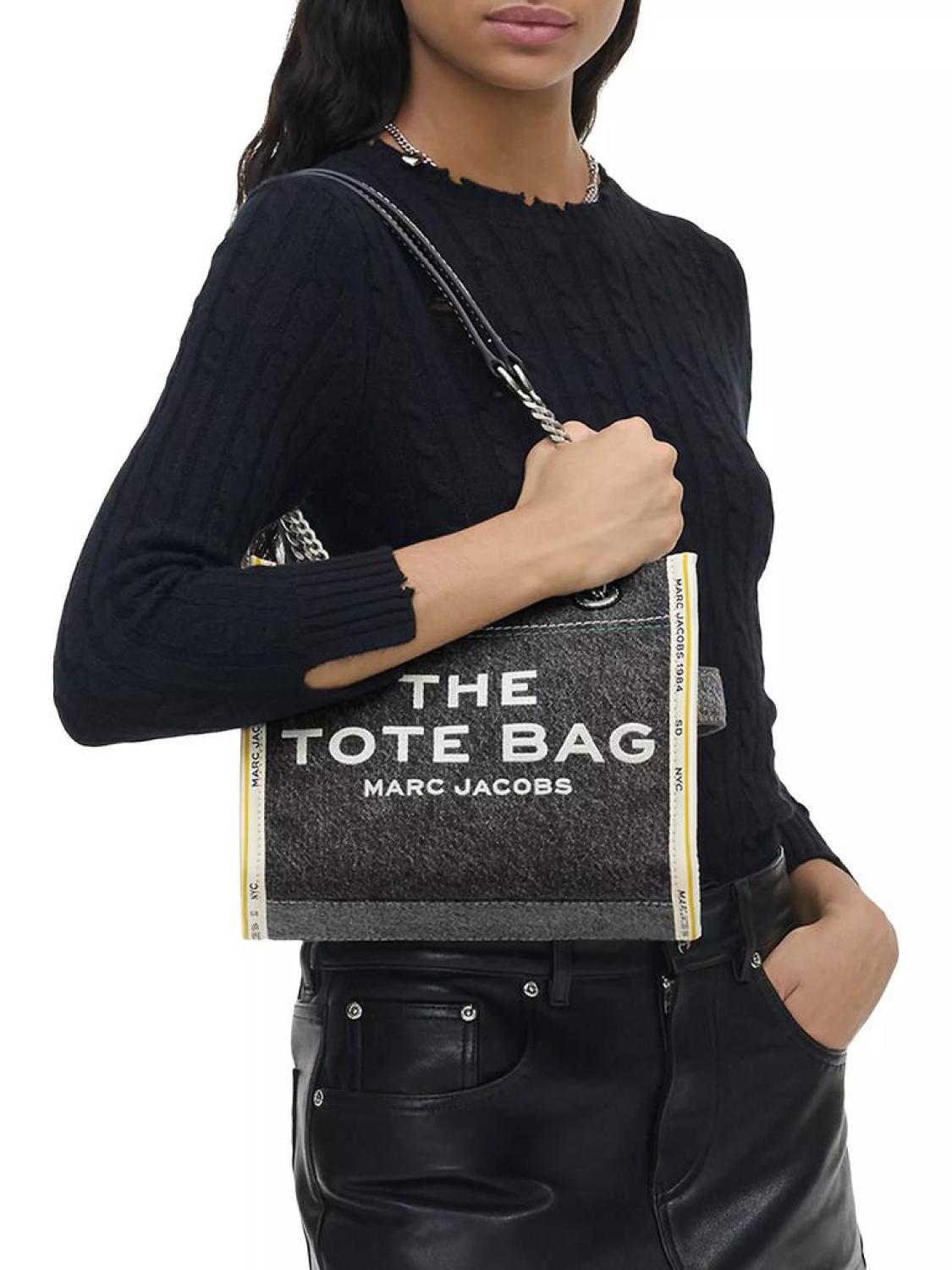 The Denim Chain Small Tote Bag