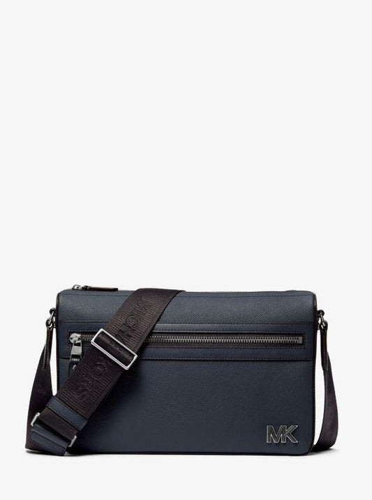 Edison Medium Saffiano Leather Messenger Bag
