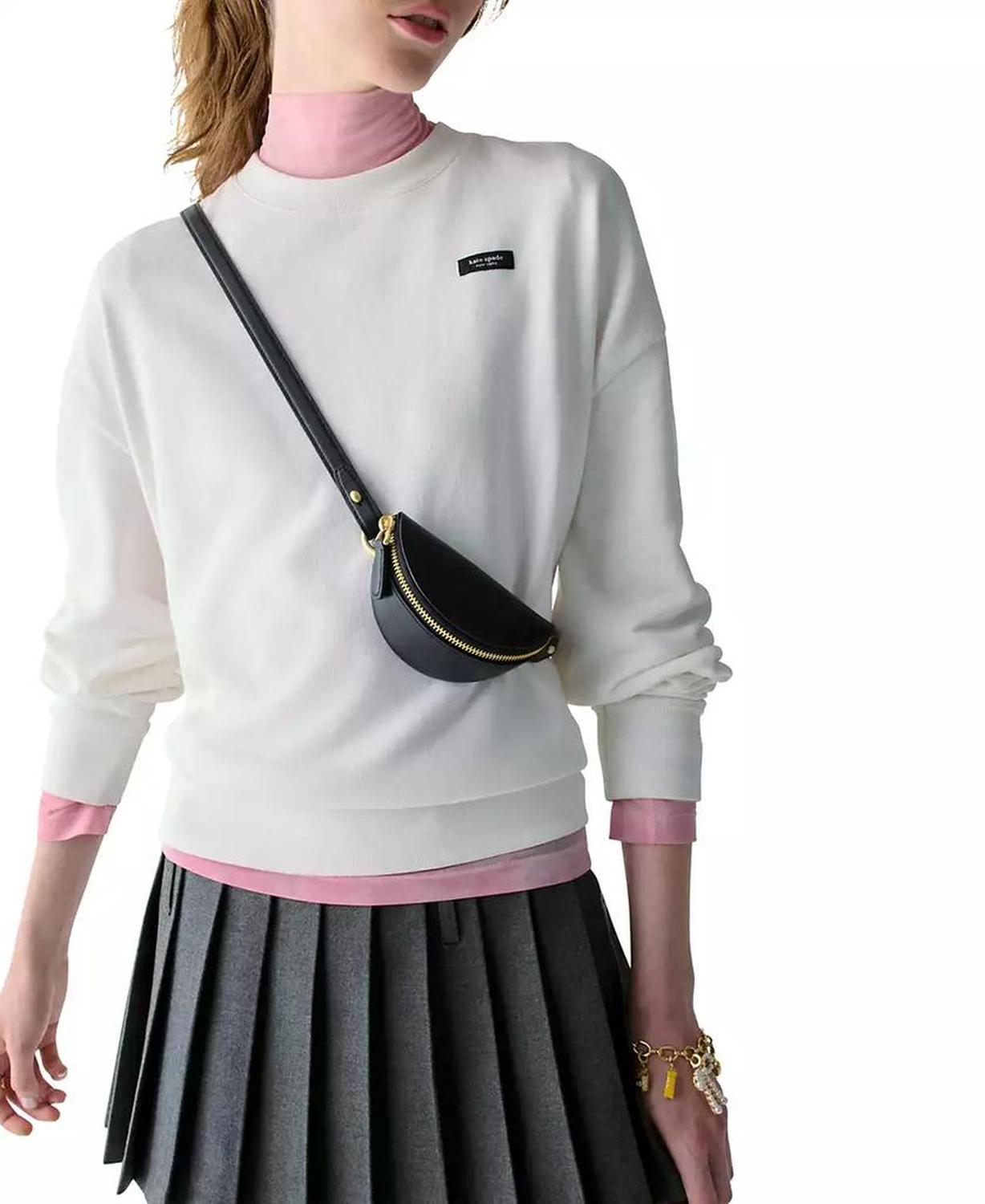 Duo Small Pebbled Leather Crossbody Bag