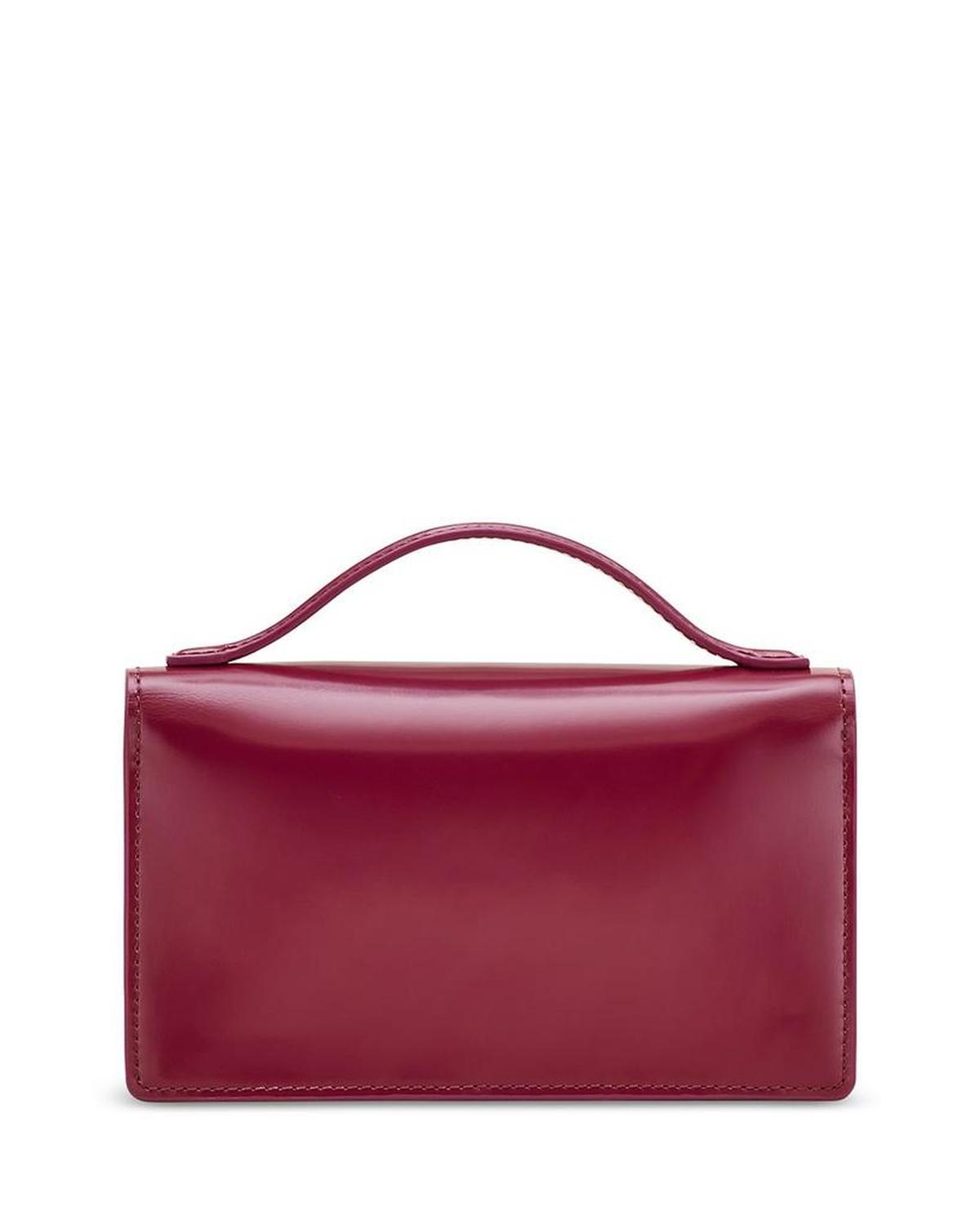 The Glam Mirror Leather Mini Bag