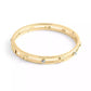 Faux Stone Signature C Open Bangle Bracelet