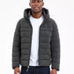 Men's Dressy Hooded Stretch Packable Jacket