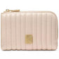 Deco Quilted Leather Compact Wallet