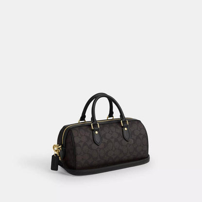 Rowan Long Satchel Bag In Signature Canvas