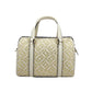 Travel Small Pebbled Leather Duffle Crossbody Handbag Pale gold Women's multi