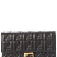 FENDI Baguette FF Leather Wallet On Chain