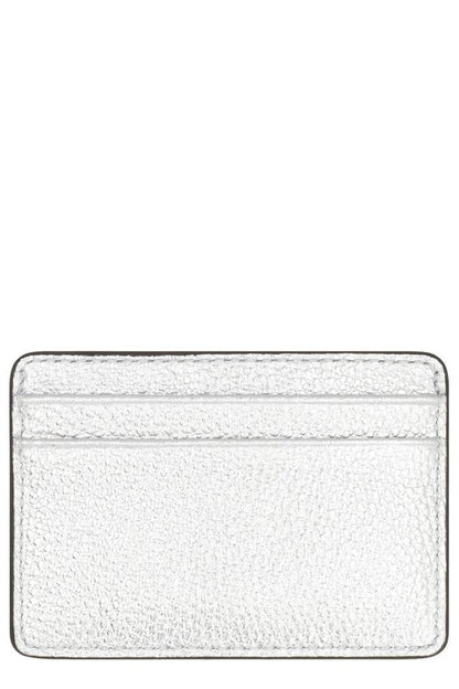Michael Kors Jet Set Small Metallic Leather Card Case
