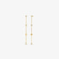 Precious Metal-Plated Sterling Silver Cubic Zirconia Drop Earrings