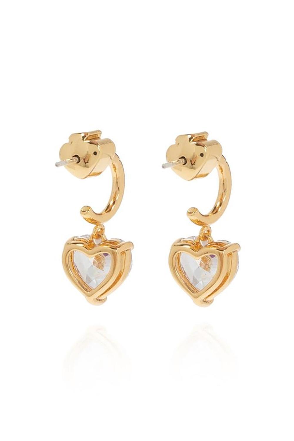 Kate Spade My Love Heart Huggies Earrings
