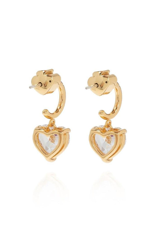 Kate Spade My Love Heart Huggies Earrings