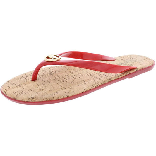 Jet Set Womens Jelly Cork Flip-Flops